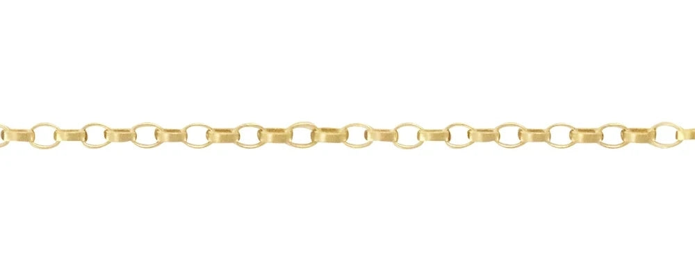 3 - Gold Smooth Oval-Square